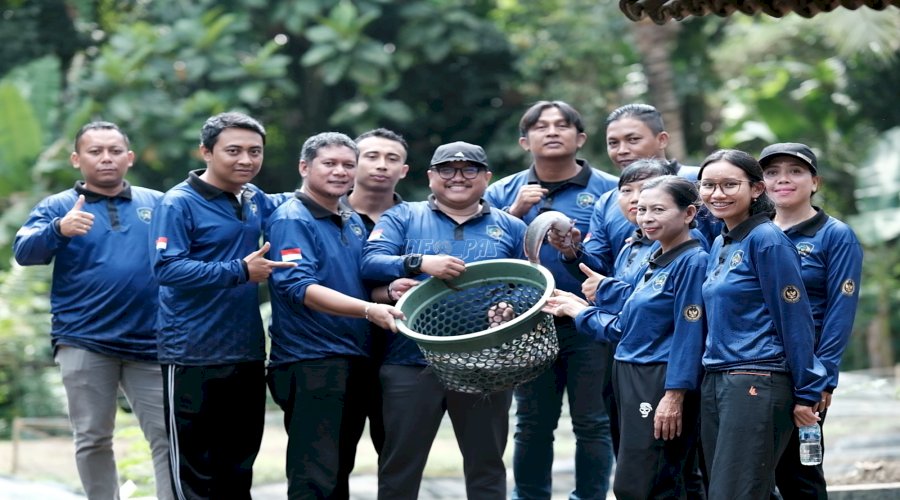 Panen 15 Kg Lele, Bukti Keberhasilan SAE Kolam Lapas Tabanan