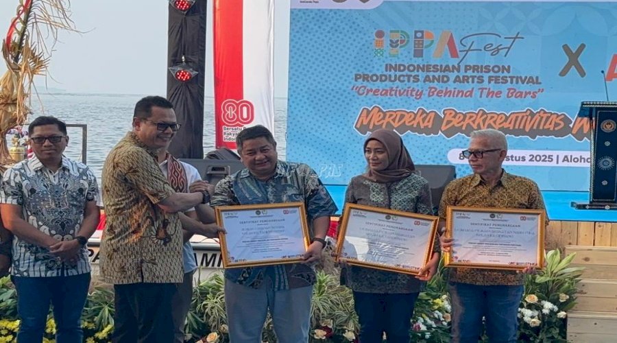 Rutan Tanjung Redeb Raih Penghargaan pada IPPAFest 2025, Kakanwil Ditjenpas Kaltim Bangga
