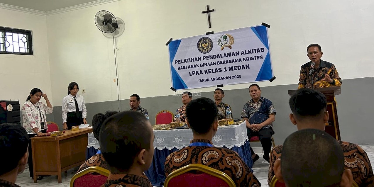 Bersama Kemenag Kota Medan, LPKA Medan Gelar Pelatihan Pendalaman Alkitab bagi Anak Binaan 
