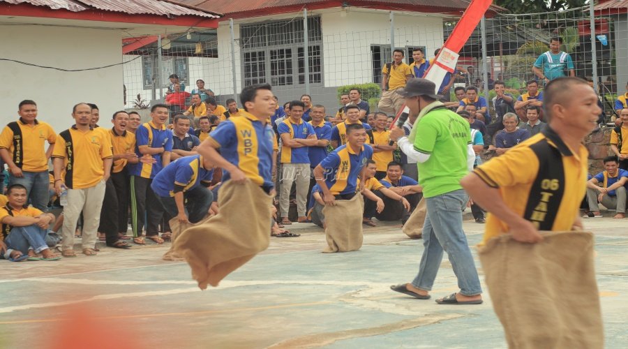 Semarakkan HUT Ke-80 RI, Pekan Olahraga Warga Binaan Lapas Muara Bungo Resmi Dibuka