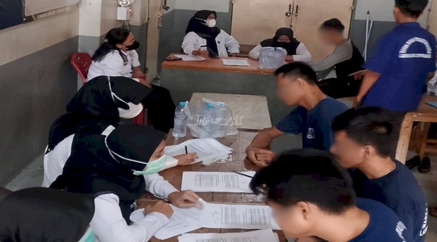 Ratusan Warga Binaan Lapas Cipinang Jalani Skrining Rehabilitasi Langsung di Blok Hunian