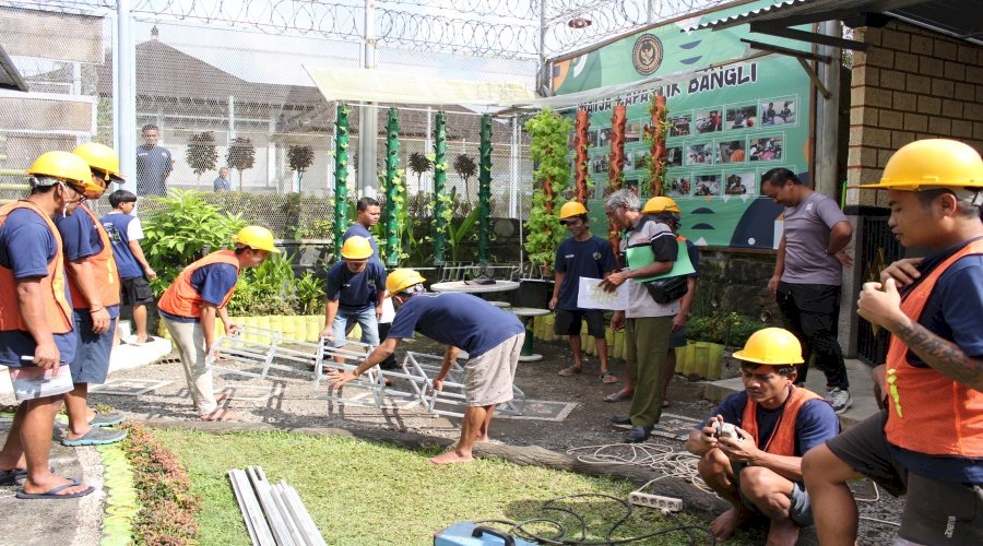 Sebanyak 20 Warga Binaan Lapas Narkotika Bangli Dibekali Pelatihan Pengelasan