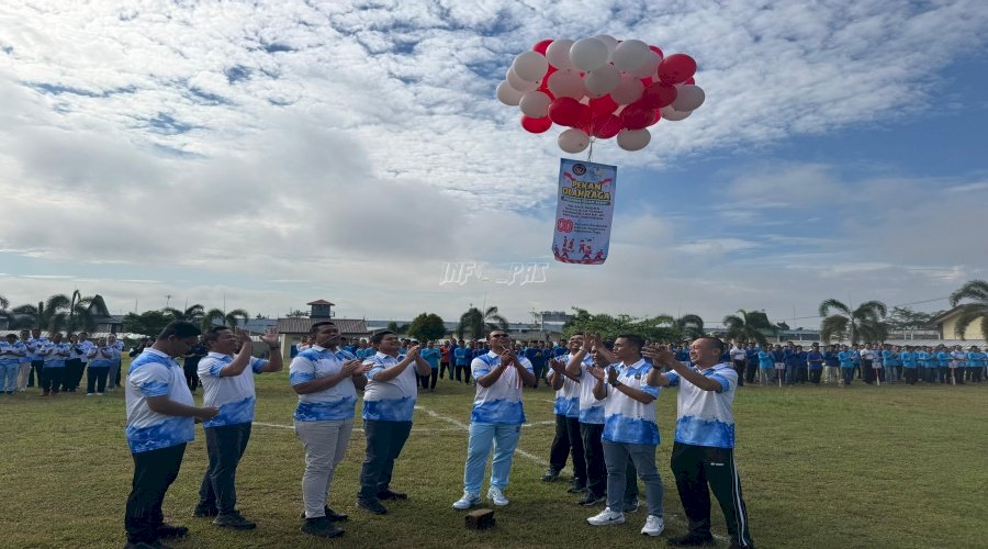 Semarakkan HUT Ke-80 RI, Lapas Banjarbaru Gelar Pekan Olahraga bagi Warga Binaan dan Petugas