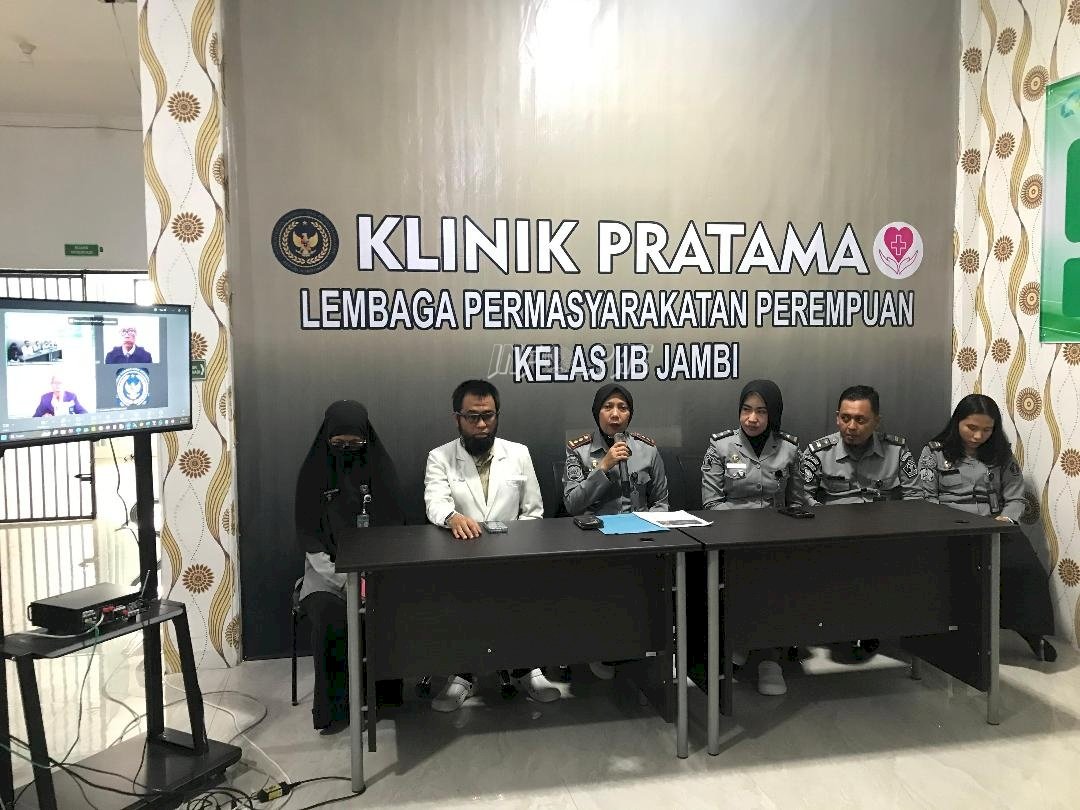 Tingkatkan Mutu Layanan, Lapas Perempuan Jambi Ikuti Survei Akreditasi Klinik Pratama