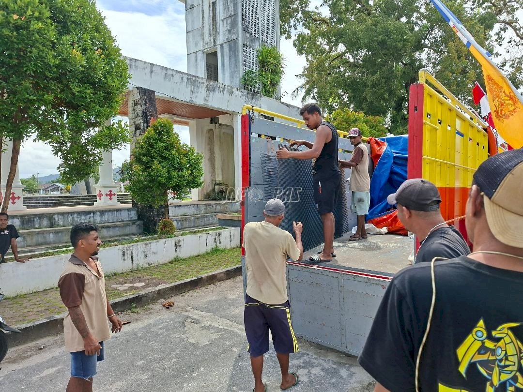 Tingkatkan Pengamanan, Lapas Saparua Terima Jeruji Baru