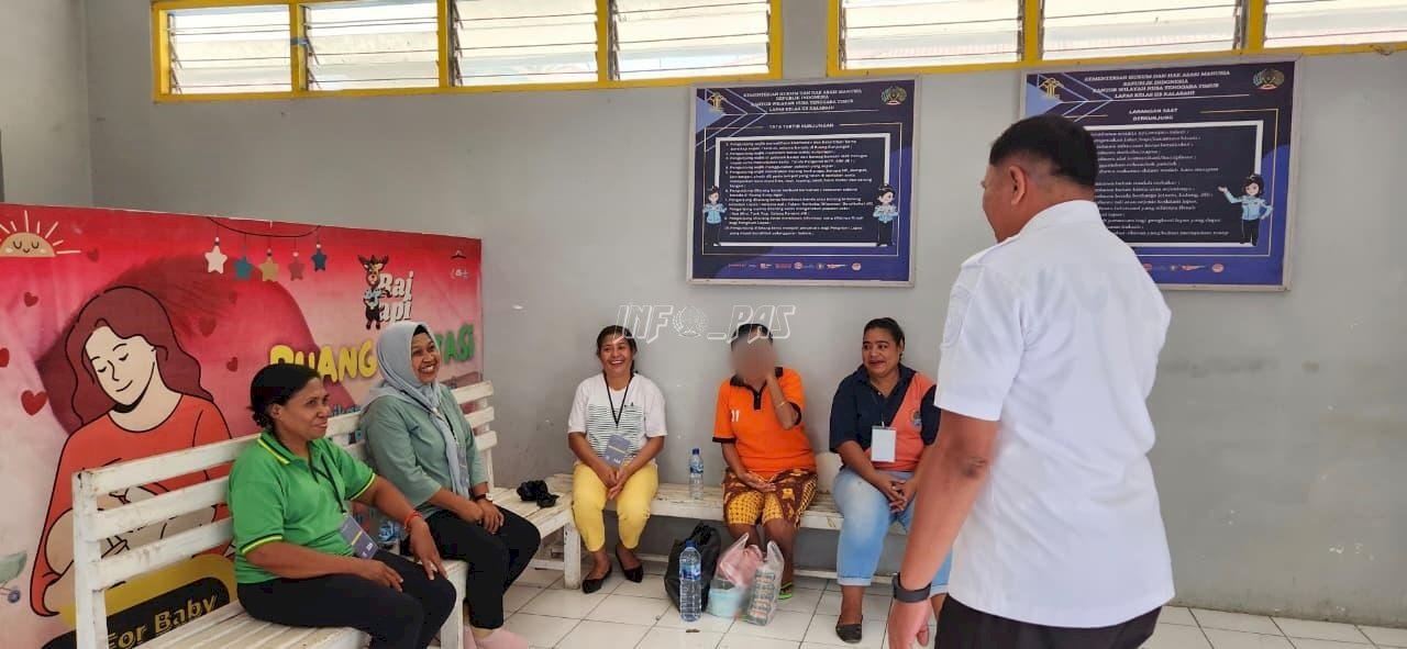 Kalapas Kalabahi Sosialisasikan Layanan Publik kepada Pengunjung dan Warga Binaan