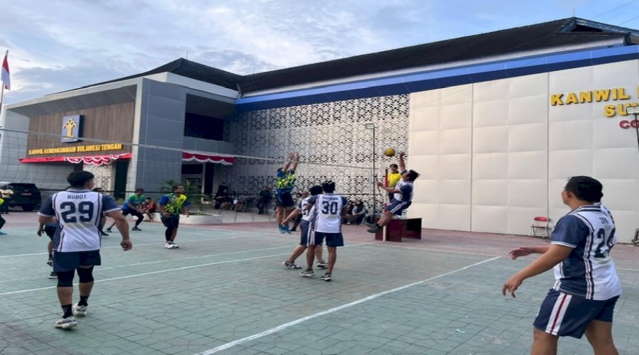 LPKA Palu Raih Juara III Turnamen Voli Hari Pengayoman ke-80