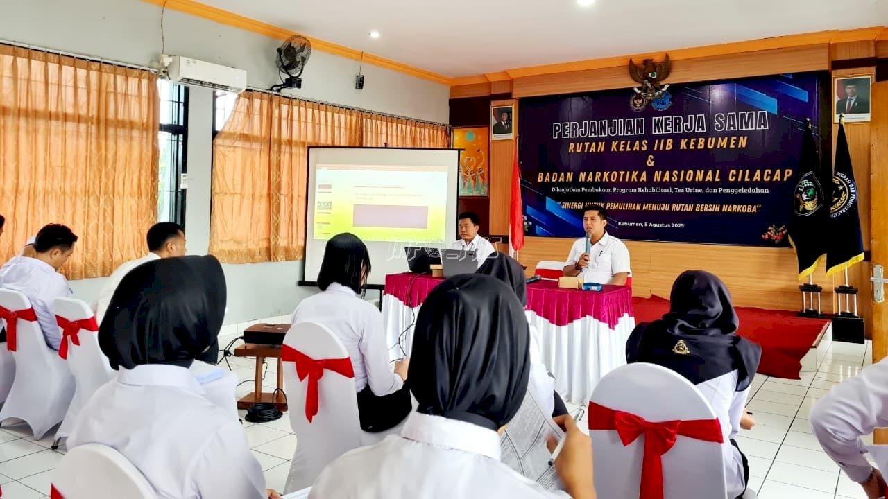 Berantas Narkoba, Rutan Kebumen Latih Pegawai Skrining dan Asesmen Rehabilitasi
