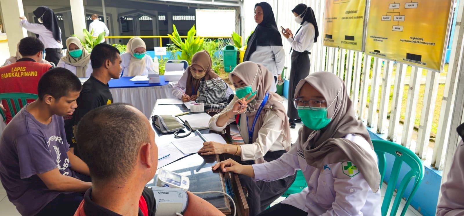 Kolaborasi Lapas Pangkalpinang & Puskesmas Gerunggang Gelar CGK bagi Warga Binaan