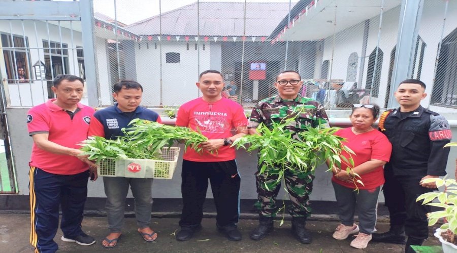 Lapas Wahai Sukses Panen di Dua Lokasi, Danramil 1502-05 Turut Hadir