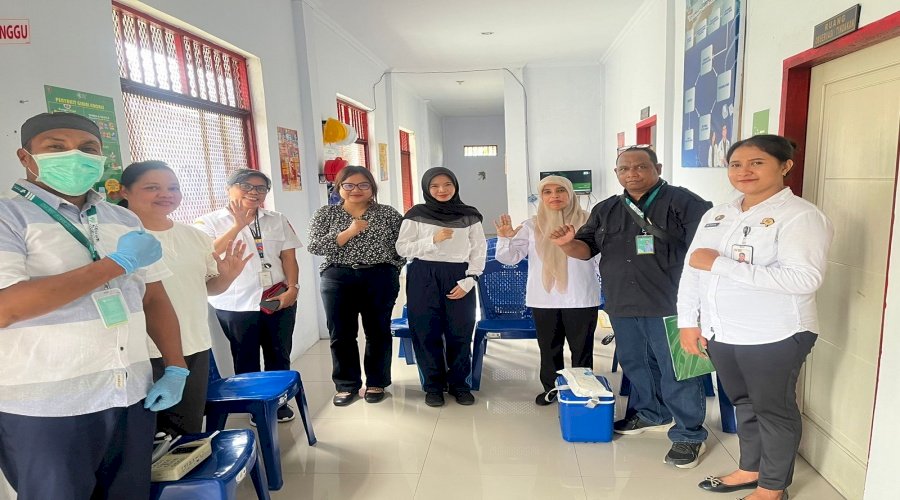 Cegah TBC, Lapas Perempuan Ambon Gandeng Labkesmas Kota Ambon Survei Blok Hunian