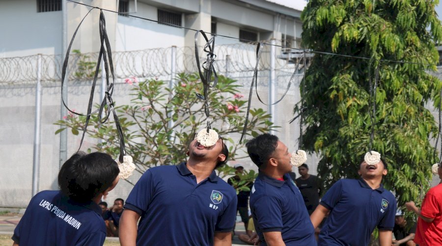Semarak PORSENAP Lapas Pemuda Madiun Kobarkan Semangat HUT ke-80 RI