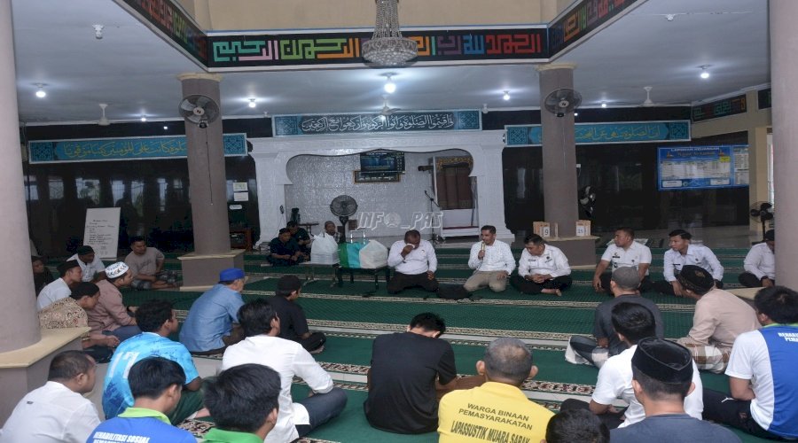 Lapas Narkotika Muara Sabak Gelar Tausiah Agama sebagai Transformasi Spiritual Warga Binaan
