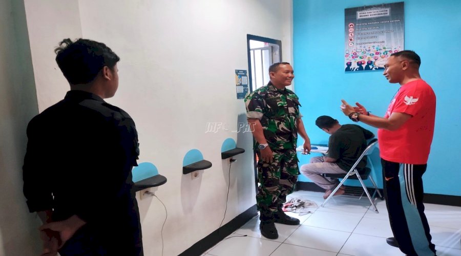 Keberadaan Wartelsus di Lapas Wahai Dipuji Danramil 1502-05 Wahai