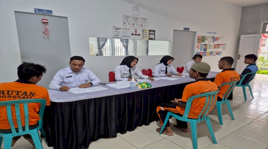 Ikuti Skrining Napza, Langkah Awal Warga Binaan Rutan Donggala Jelang Program Rehabilitasi