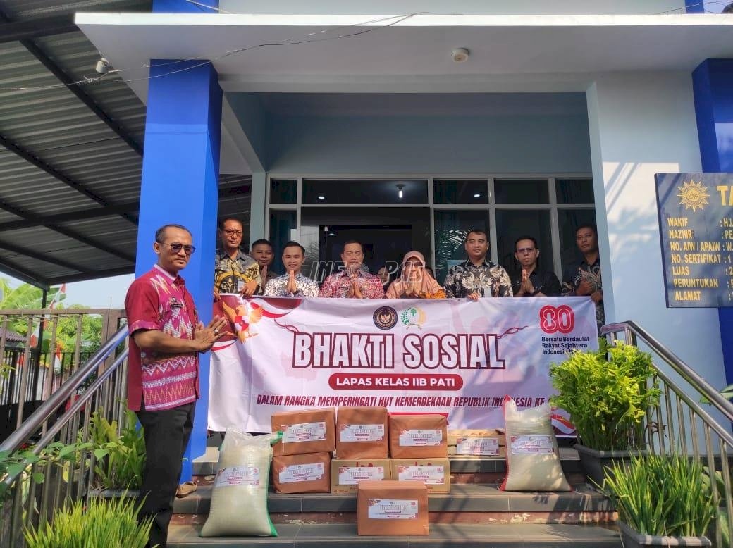 Berbagi Kebahagiaan HUT Ke-80 RI, Lapas Pati Santuni Panti Asuhan Putri
