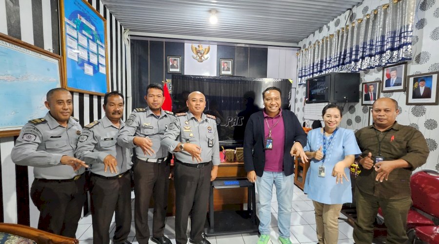  Rutan Bajawa Terima Televisi dari Program CSR BRI Cabang Bajawa