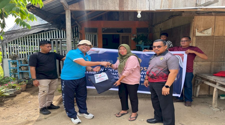 Jelang HUT ke-80 RI, Kanwil Ditjenpas Sulteng Tebar Bantuan Sosial untuk Warga yang Membutuhkan