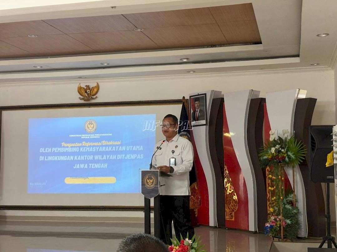 Reformasi Birokrasi, Kakanwil Ditjenpas Jateng Tekankan Budaya Pelayanan Prima