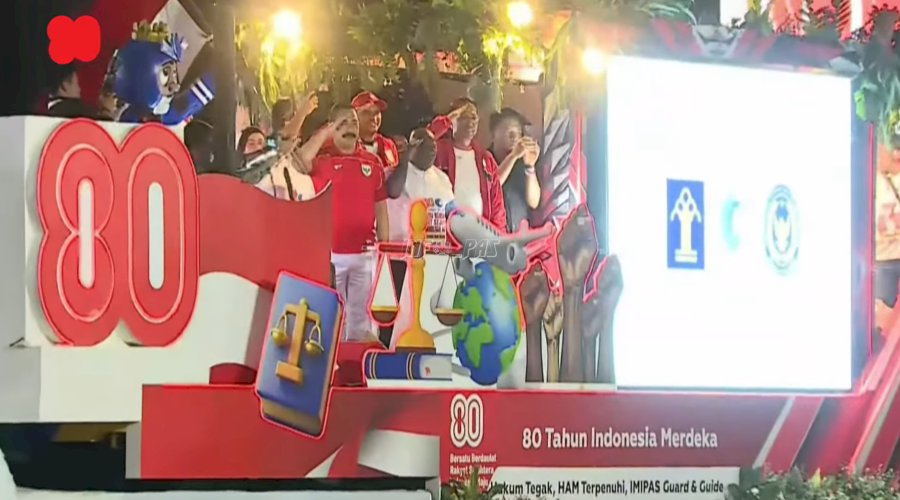 Kemenimipas Meriahkan Karnaval Kemerdekaan 17 Agustus 2025