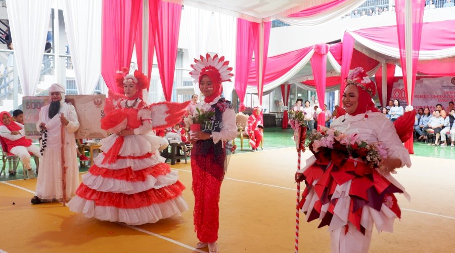 Petugas Lapas Perempuan Palembang Meriahkan Hari Kemerdekaan dengan Lomba Fashion Show