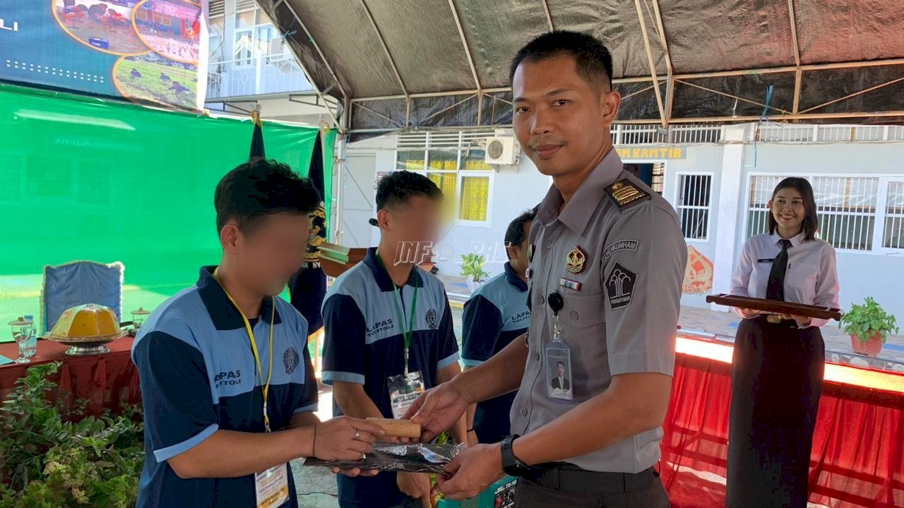 40 Warga Binaan Lapas Tolitoli Ikuti Pelatihan Kemandirian Bersertifikat