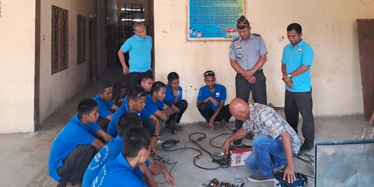 Anak Binaan LPKA Muara Bulian Dibekali Pelatihan Las