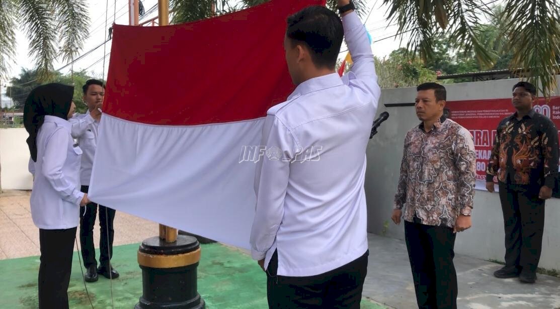 Bapas Amuntai Teguhkan Nasionalisme Klien di Momen HUT Ke-80 RI