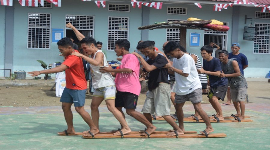 Beragam Lomba dan Gelak Tawa Semarakkan Lomba Tradisional di Lapas Muara Tebo