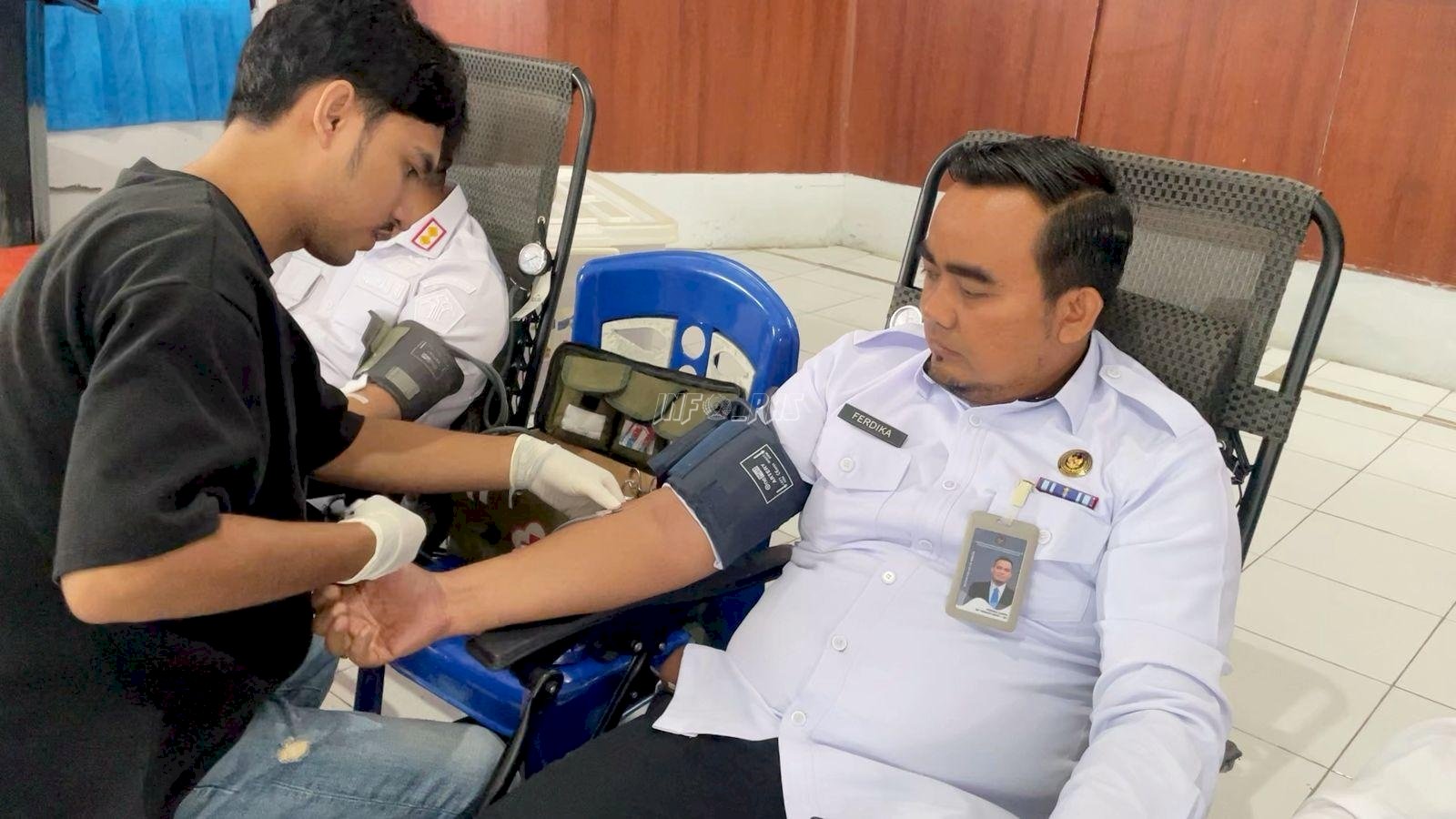 Donor Darah HUT Ke-80 RI Rutan Ambon, Selamatkan Jiwa Sehatkan Raga