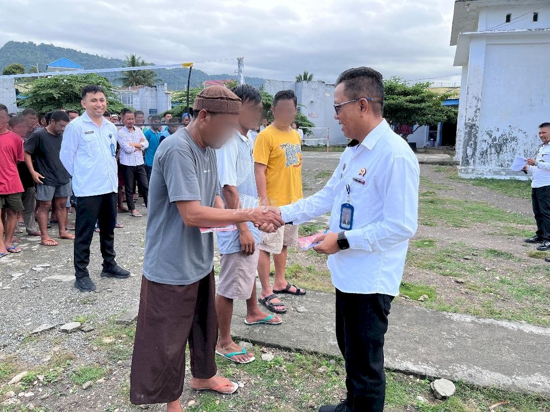 Lapas Luwuk Apresiasi Warga Binaan Pemenang Lomba, Tumbuhkan Semangat Kebersamaan