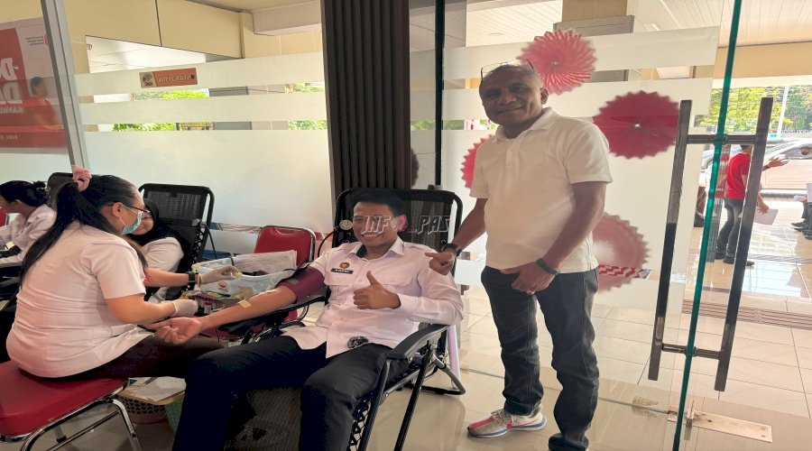 Semarak Kemerdekaan, Pemasyarakatan NTT Wujudkan Kepedulian lewat Donor Darah