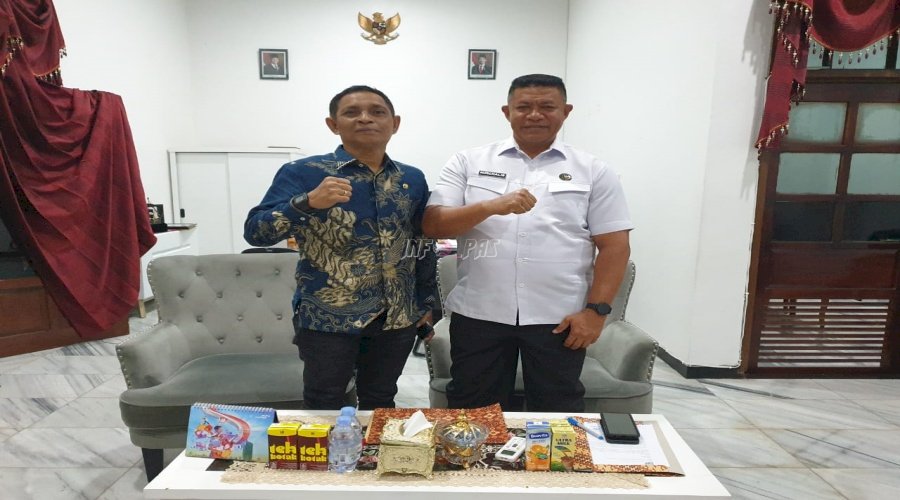 Jalin Silaturahmi, Kalapas Tual Temui Pj. Sekda Kota Tual