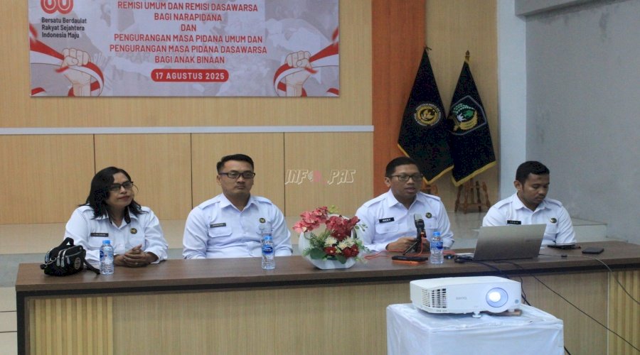Wujudkan Akuntabilitas Pelayanan Prima, Kanwil Ditjenpas Maluku Gelar Penguatan SPIP