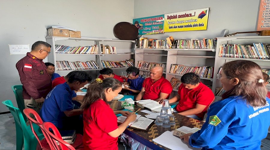 Warga Binaan Nasrani Lapas Muara Tebo Jalani Ibadah bersama Kemenag Prov. Jambi