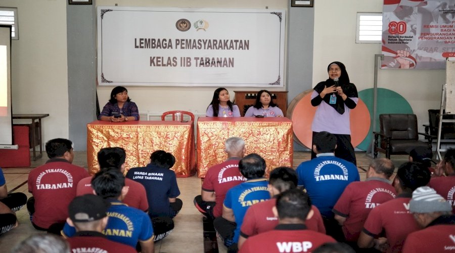 Lewat ‘Teh Rina’, Lapas Tabanan Tekankan Pentingnya Warga Binaan Kelola Stres
