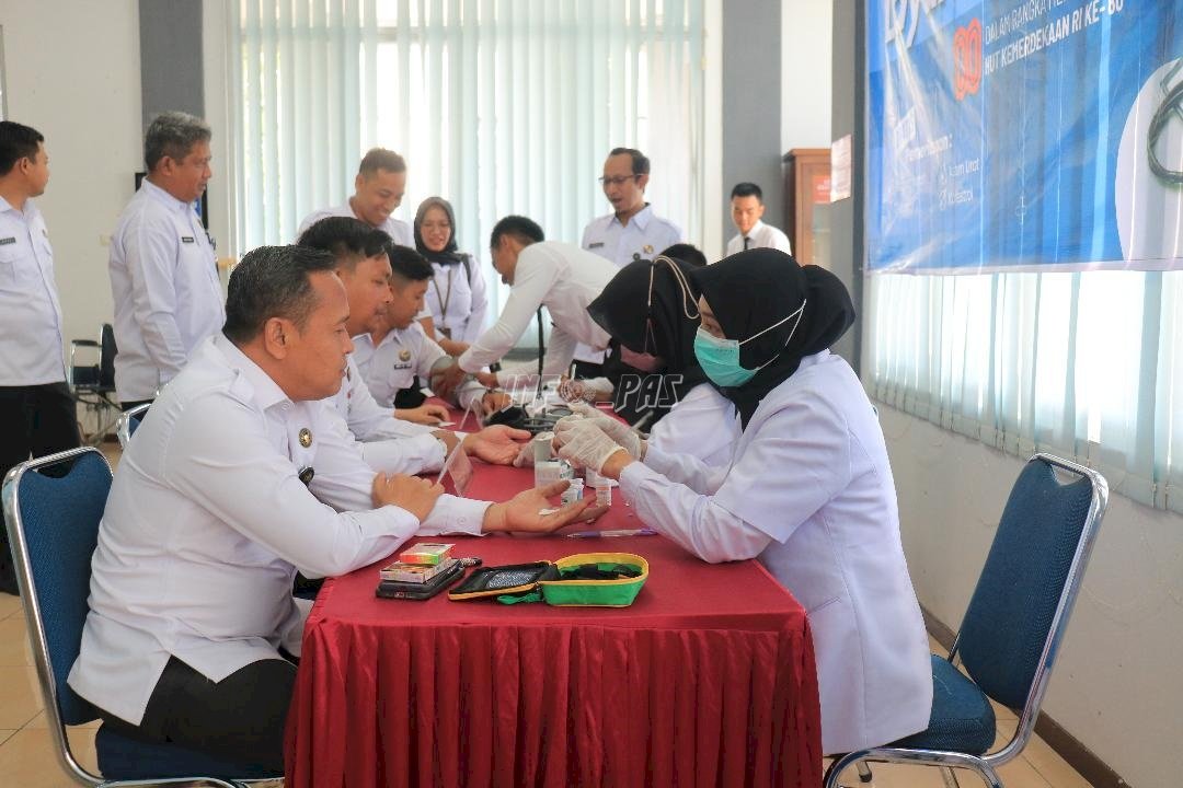 Donor Darah & Layanan Kesehatan Gratis, Cara Lapas Pemuda Madiun Rayakan Kemerdekaan