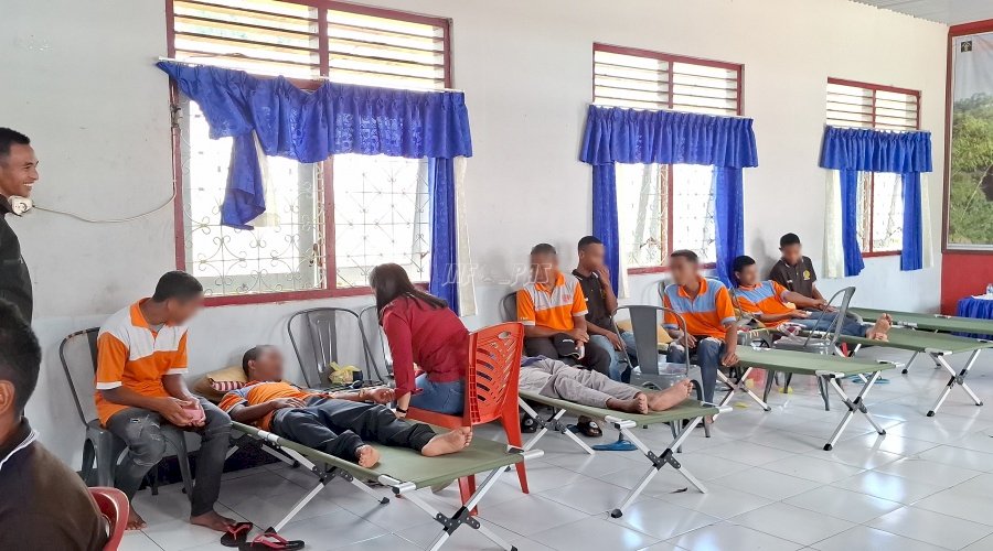 Rutan Bajawa Gelar Donor Darah, Wujud Kemanusiaan dari Balik Jeruji