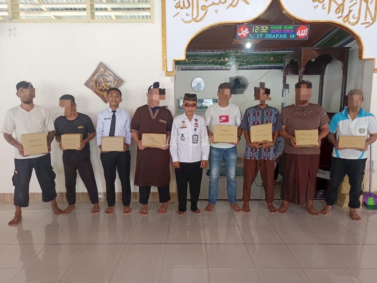 Serahkan Hadiah Lomba HUT RI, Lapas Tolitoli Bakar Semangat Warga Binaan