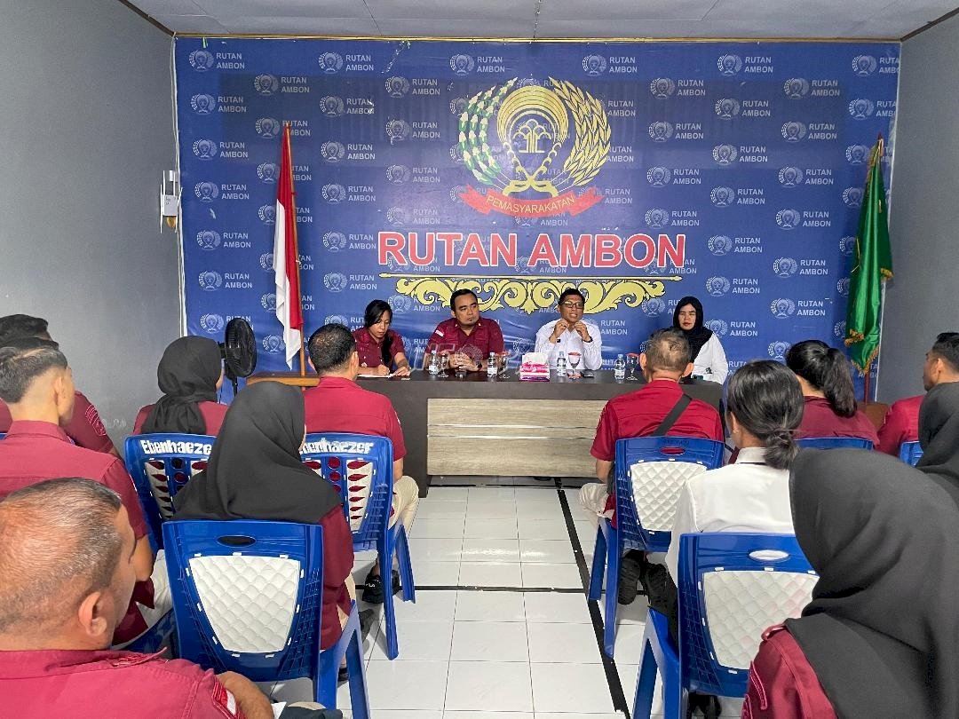 Rutan Ambon Perkuat Komitmen WBK dengan Dukungan Kakanwil
