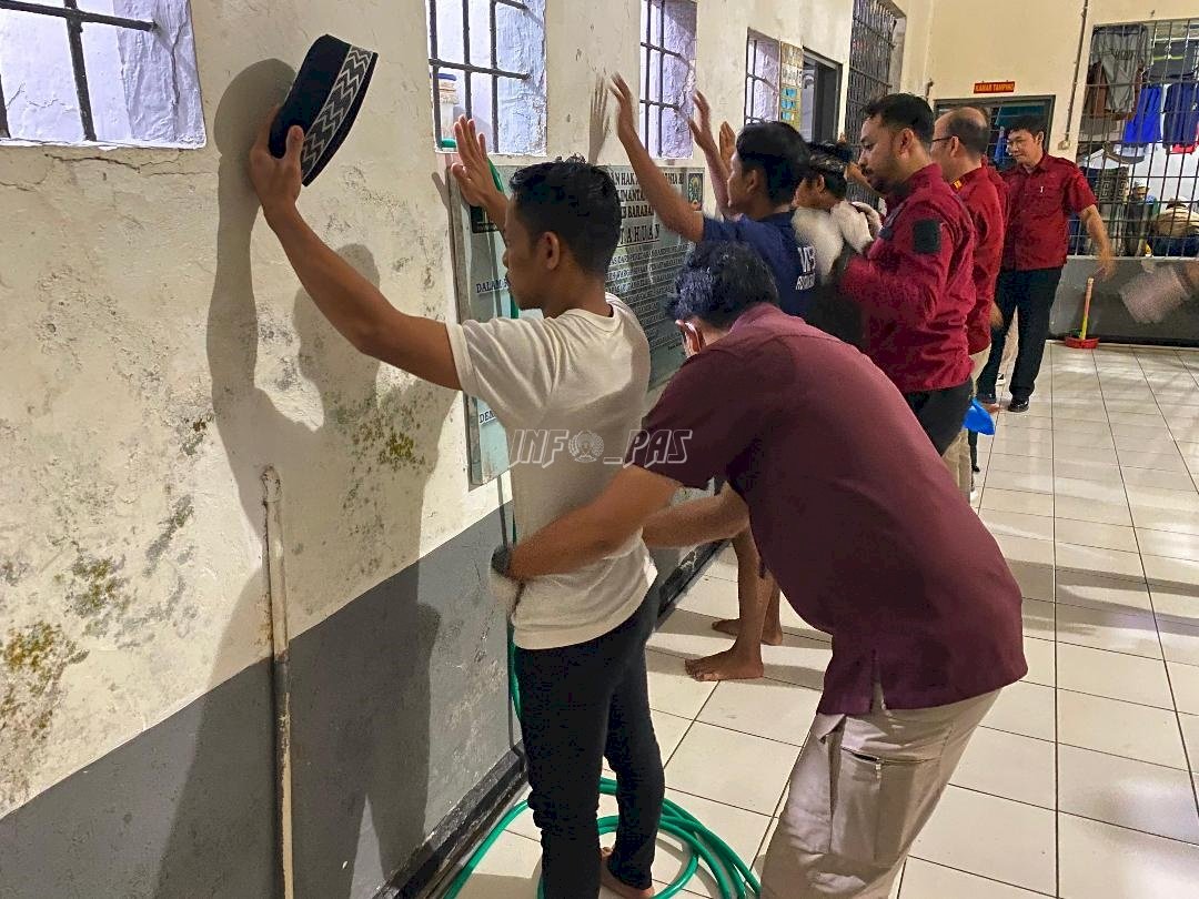 Razia dan Tes Urine, Kanwil Ditjenpas Kalsel Perkuat Ketertiban Rutan Barabai