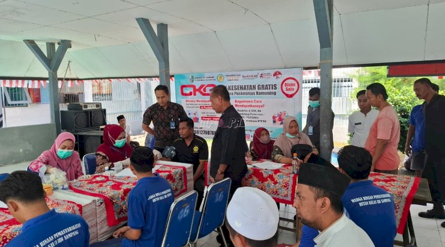 Rutan Sampang dan Puskesmas Kamoning Gelar Pemeriksaan Kesehatan dan Gigi Gratis bagi Warga Binaan