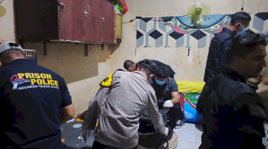 Razia Hunian Lapas Pangkalpinang bersama Polsek Gerunggang, Nihil Barang Terlarang