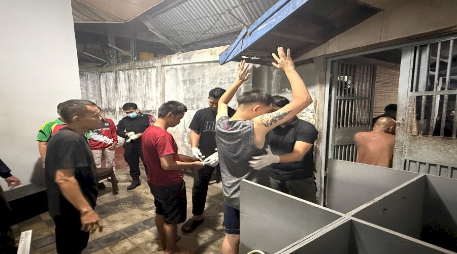 Lapas Jambi dan Kanwil Ditjenpas Gelar Razia Gabungan di Blok Tower