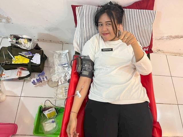 LPKA Palu Ikuti Aksi Donor Darah HUT RI, Tunjukkan Kepedulian Sosial