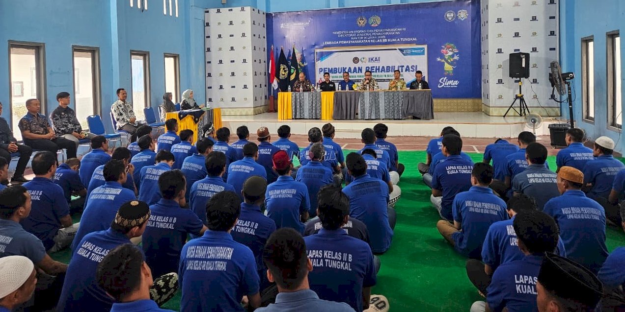 Program Rehabilitasi Pemasyarakatan Tahun 2025 di Lapas Kuala Tungkal Resmi Dibuka