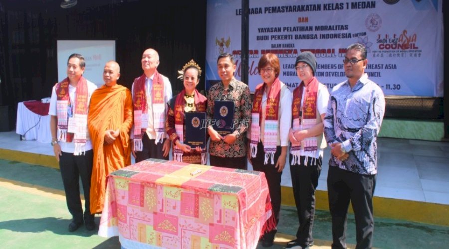 Lapas dan LPKA Medan Sambut Delegasi Dewan Pendidikan Moral Asia Tenggara