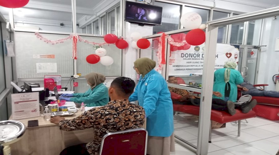 Lapas Batang Teguhkan Semangat Berbagi lewat Donor Darah