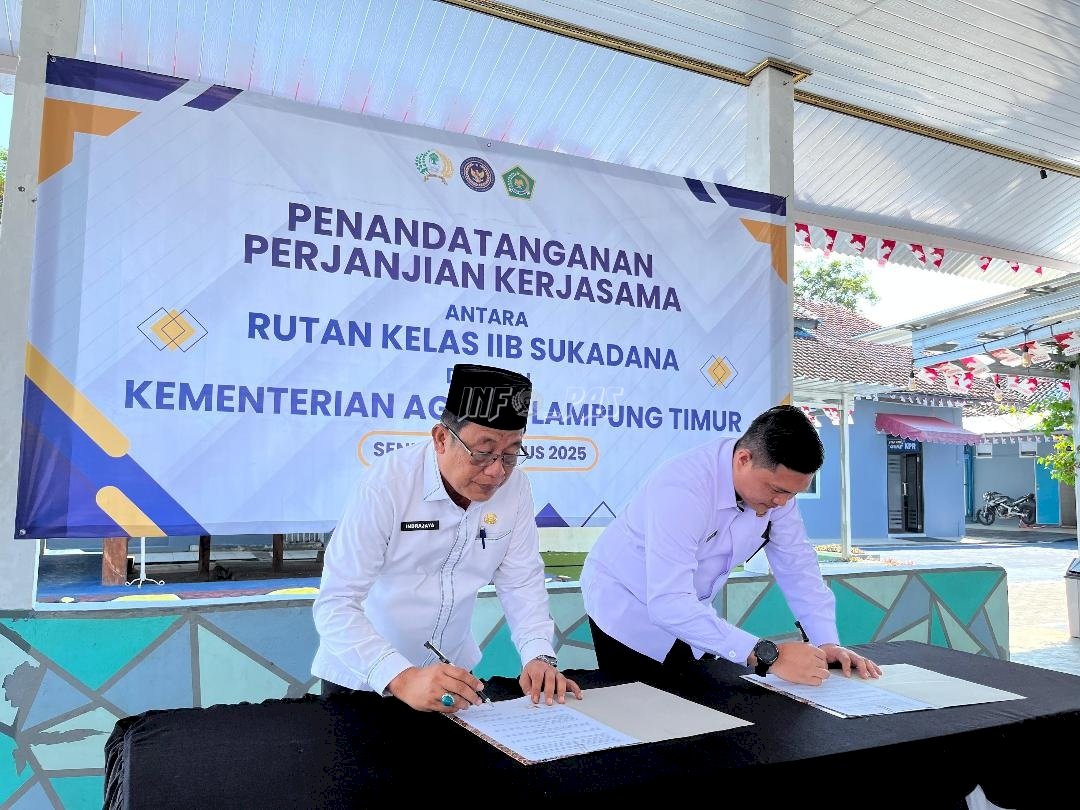 Rutan Sukadana Gandeng Kemenag Tingkatkan Layanan Spiritual Warga Binaan