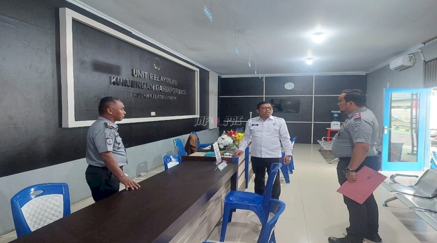 Kakanwil Ditjenpas Maluku Tinjau Persiapan Desk Evaluasi di Rutan Ambon